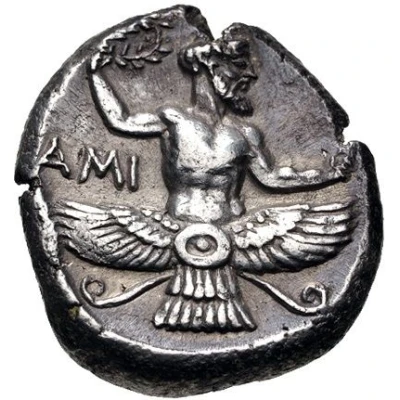 Stater 388 BC - 380 BC back