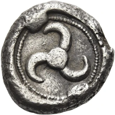 Stater 500 BC - 440 BC back