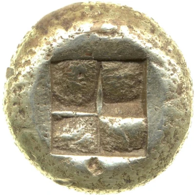 Stater 600 BC - 522 BC back