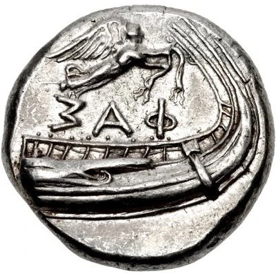 Stater 400 BC - 300 BC back