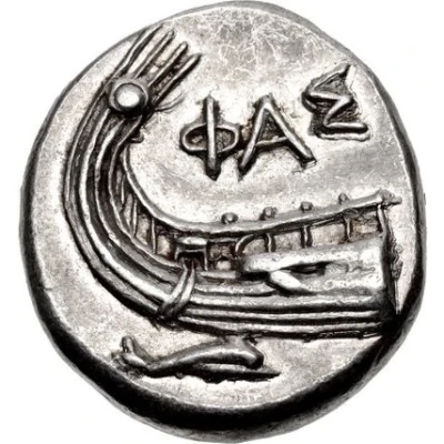 Stater 400 BC - 300 BC back