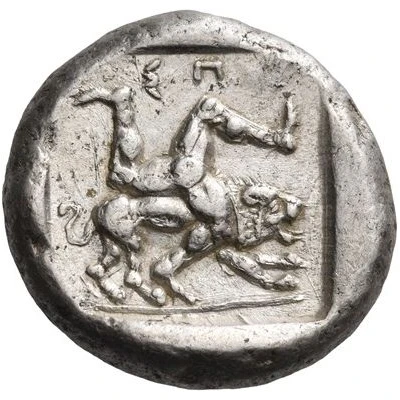 Stater 465 BC - 430 BC back