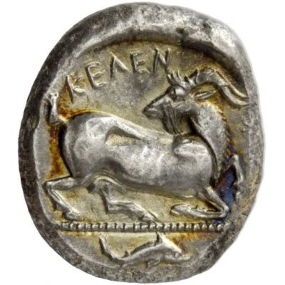 Stater 410 BC - 375 BC back