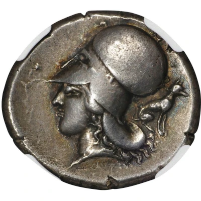 Stater 405 BC - 345 BC back