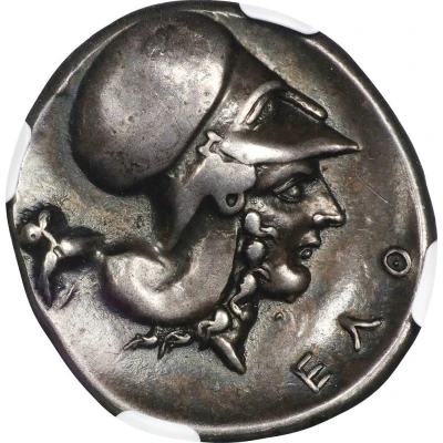 Stater 405 BC - 345 BC back