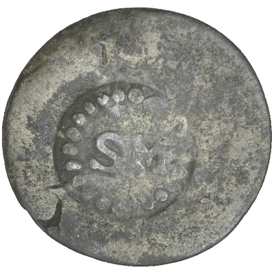 Stuiver "Cayenne-Stuiver" Countermark C16; Host coin Danish Skilling ND front