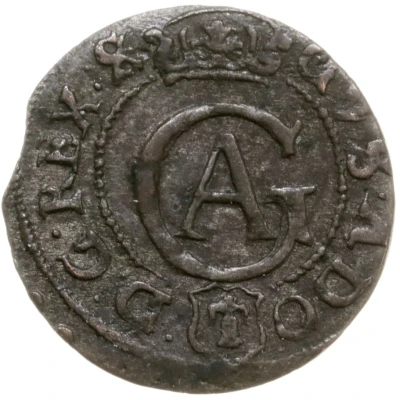 Szeląg / Solidus - Gustaw II Adolf Swedish Occupation front