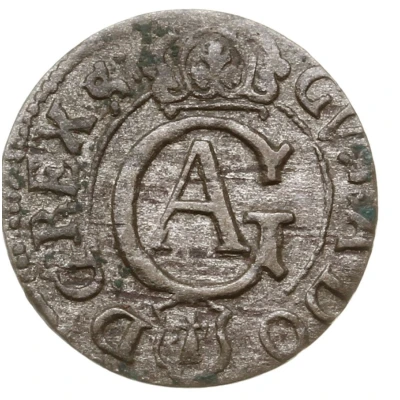 Szeląg / Solidus - Gustaw II Adolf Swedish Occupation front