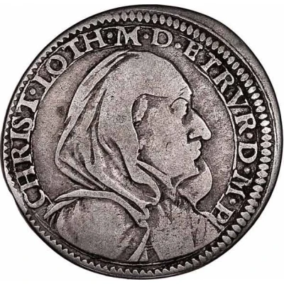 Teston - Christina of Lorraine front