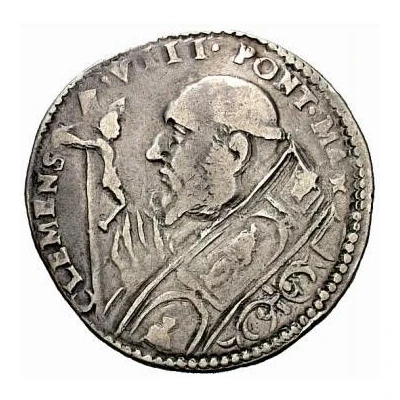 Testone - Clement VIII front