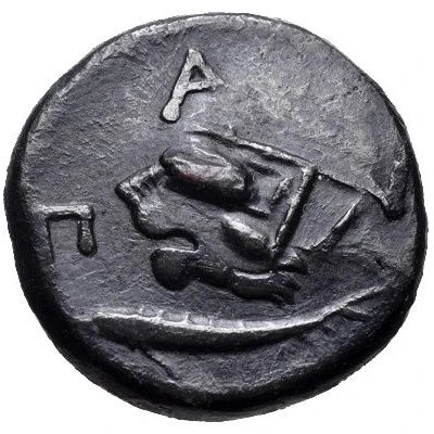 Tetrachalkon Countermarked 275 BC - 265 BC back