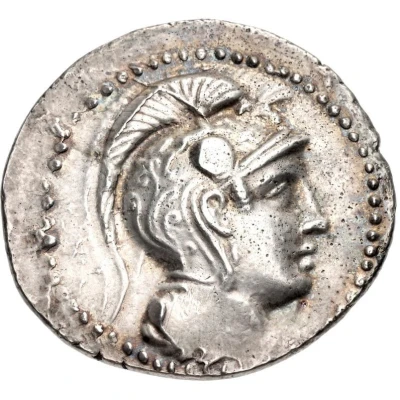 Tetradrachm - Adei... and Heliodoros 147 BC - 146 BC front