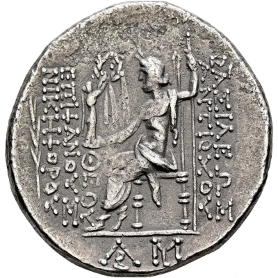 Tetradrachm - Antiochos IV Epiphanes Ake-Ptolemais 167 BC - 164 BC back