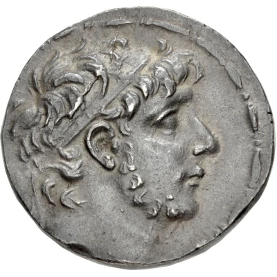 Tetradrachm - Antiochos IX Kyzikenos Taurus 114 BC - 112 BC front