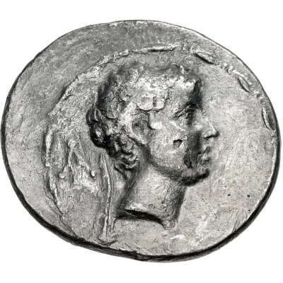 Tetradrachm - Antiochos V Eupator (Ptolemaïs-Ake) 164 BC front