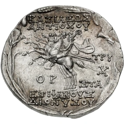 Tetradrachm - Antiochos VI Dionysos Antioch on the Orontes 170 143 BC back