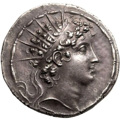 Tetradrachm - Antiochos VI Dionysos Apameia 168 145 BC front