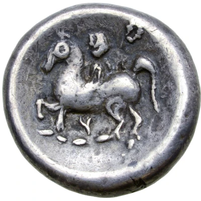 Tetradrachm Apollokopf-Dickschrötling Type 300 BC - 201 BC back