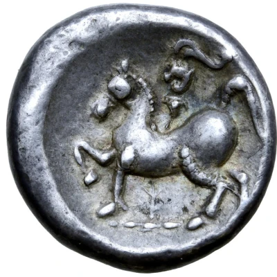 Tetradrachm Apollokopf-Dickschrötling Type 300 BC - 201 BC back