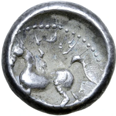 Tetradrachm Apollokopf-Dickschrötling Type 300 BC - 201 BC back