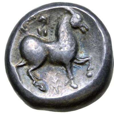 Tetradrachm Apollokopf-Dickschrötling Type 300 BC - 201 BC back