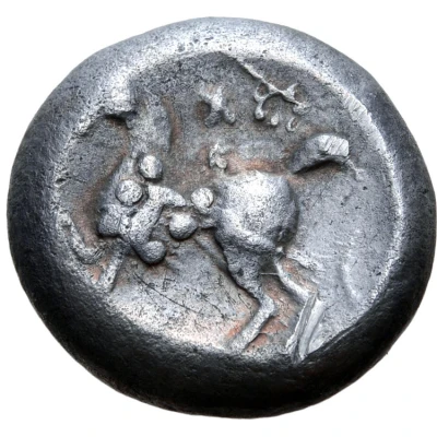 Tetradrachm Apollokopf-Dickschrötling Type 300 BC - 201 BC back