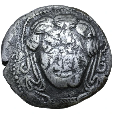 Tetradrachm Apollokopf-Helmschweifreiter Type 300 BC - 201 BC front