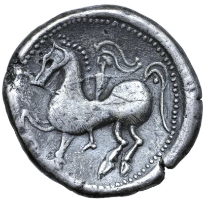 Tetradrachm Apollokopf-Helmschweifreiter Type 300 BC - 201 BC back