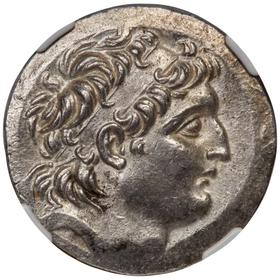 Tetradrachm - Ariarathes VII In the name of Antiochus VII 104 BC - 102 BC front