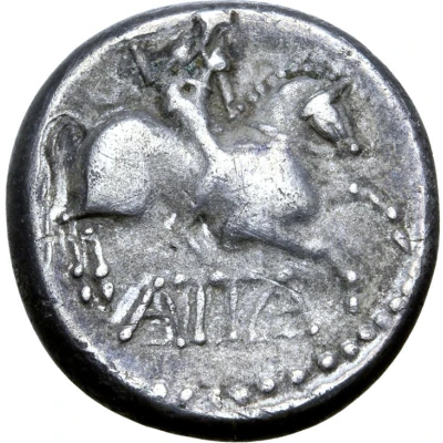 Tetradrachm Atta Type 100 BC - 1 BC back