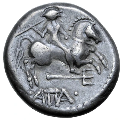 Tetradrachm Atta Type 100 BC - 1 BC back