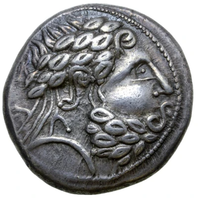 Tetradrachm Audoleon/Vogelreiter Type 300 BC - 201 BC front