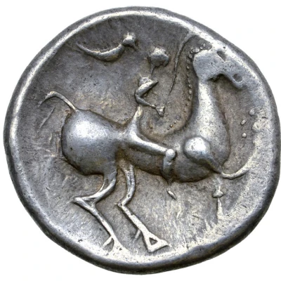 Tetradrachm Audoleon/Vogelreiter Type 300 BC - 201 BC back