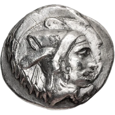 Tetradrachm - Bagadates overstruck 164 BC - 146 BC front