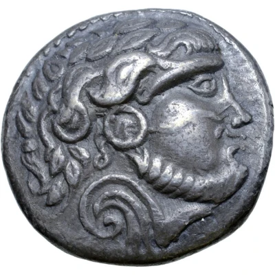 Tetradrachm Baumreiter mit Bartkranzavers Type 300 BC - 201 BC front