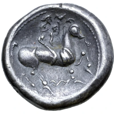 Tetradrachm Baumreiter mit Bartkranzavers Type 300 BC - 201 BC back