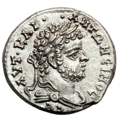 Tetradrachm - Caracalla Laodicea ad Mare; 3rd Consulate, ΑΥΤ ΚΑΙ ΑΝΤΩΝΙΝΟС СΕ with a draped bust front