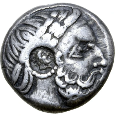 Tetradrachm Clear Countermark Type 300 BC - 201 BC front