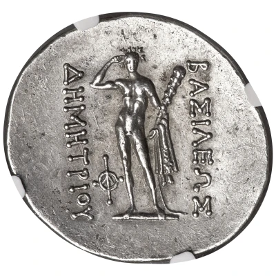 Tetradrachm - Demetrios I 200 BC - 185 BC back