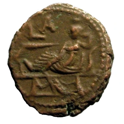 Tetradrachm - Diocletianus Tyche on a bed back