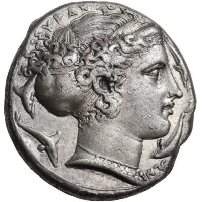 Tetradrachm - Dionysius I 413 BC - 399 BC back