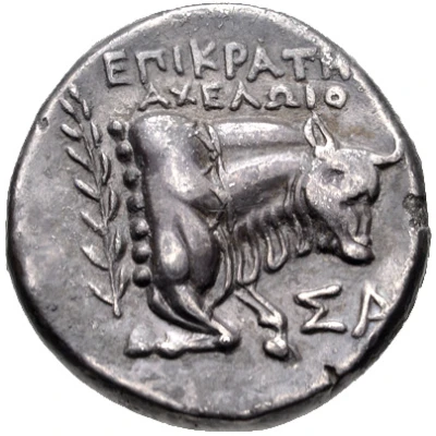 Tetradrachm - Epikrates 408 BC - 366 BC back