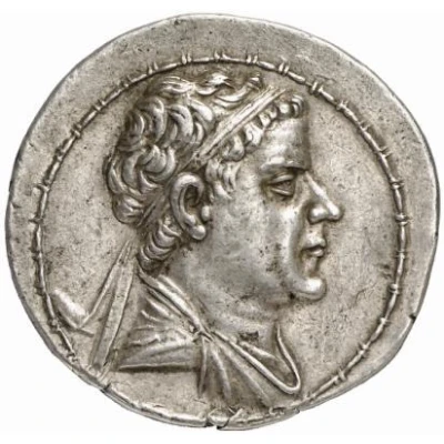 Tetradrachm - Eucratides I 170 BC - 163 BC front