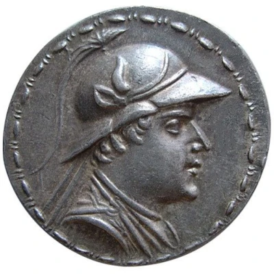 Tetradrachm - Eucratides I 170 BC - 145 BC front