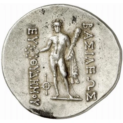 Tetradrachm - Euthydemos II Merv 185 BC - 180 BC back