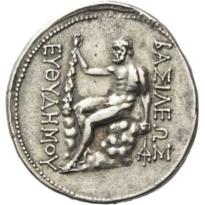 Tetradrachm - Euthydemos I 205 BC - 190 BC back