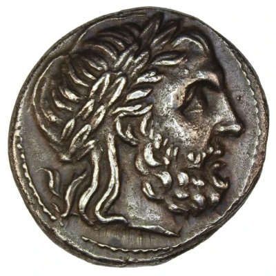 Tetradrachm "Faithful Legend Type" Imitation of tetradrachm of Philip II of Macedon 400 BC - 201 BC front