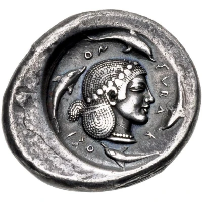 Tetradrachm - Gelon I 480 BC - 478 BC back