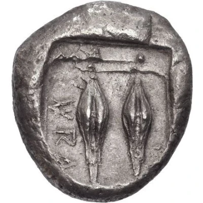 Tetradrachm - Gelon I 485 BC back