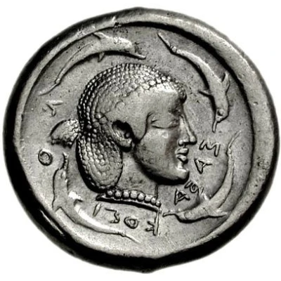 Tetradrachm - Gelon I 480 BC - 478 BC back